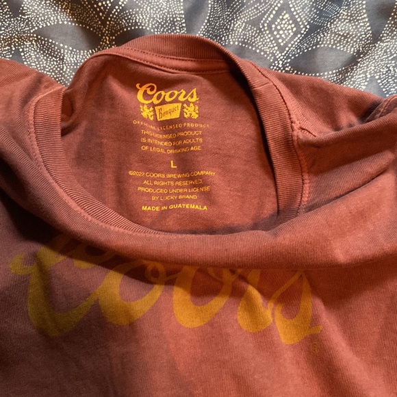 COPY - Lucky brand coors banquet shirt, good condition. - Picture 3 of 3